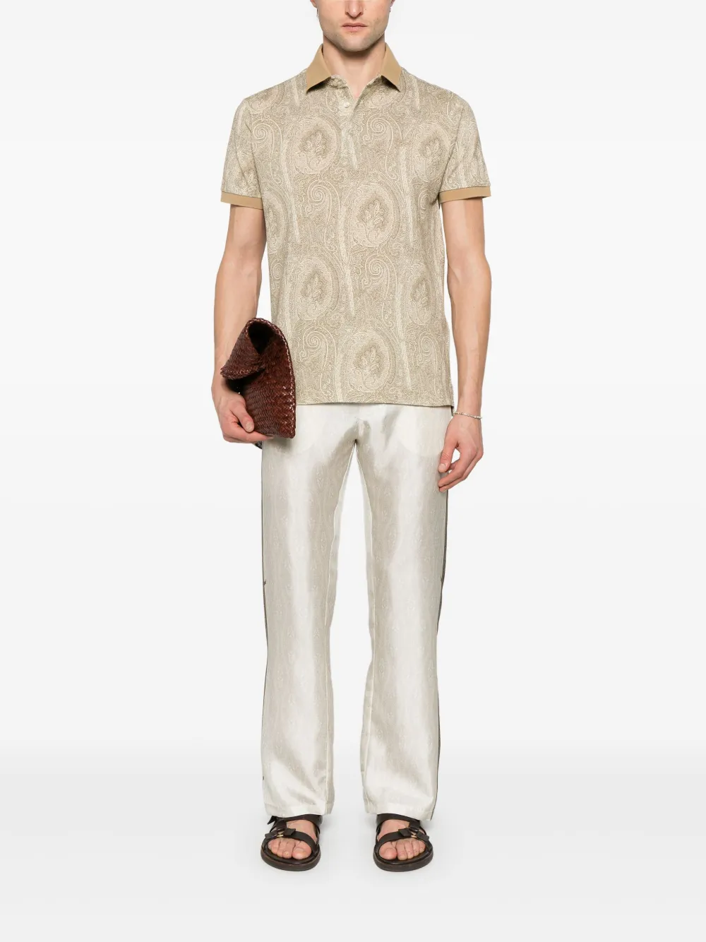 ETRO silk trousers - Beige