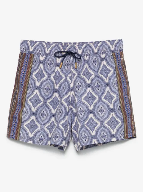 ETRO geometric-print swim shorts
