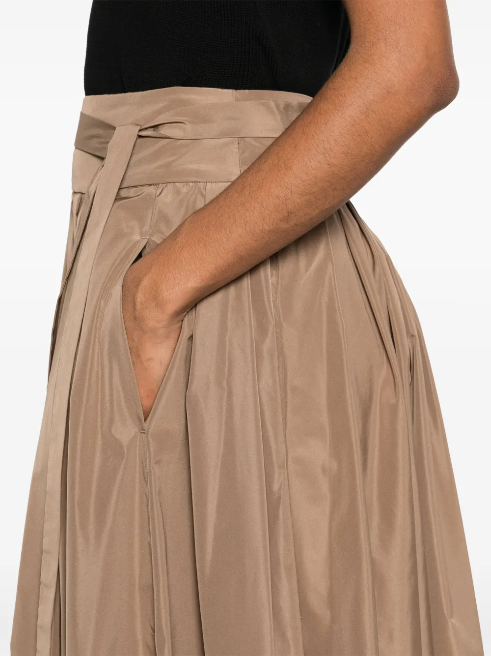 'S Max Mara Gea midi-rok Bruin