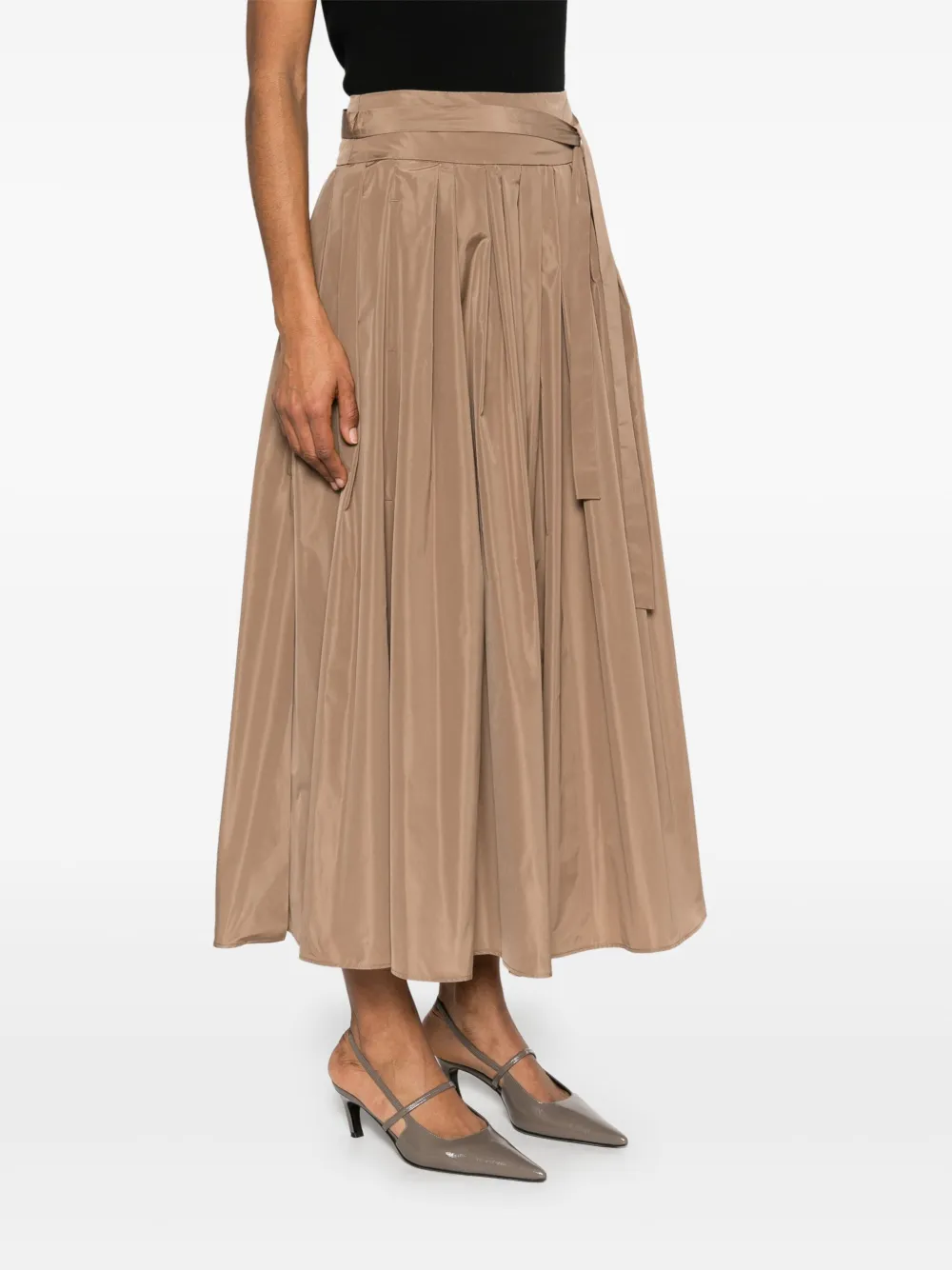 'S Max Mara Gea midi-rok Bruin