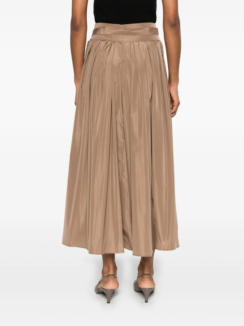 'S Max Mara Gea midi-rok Bruin