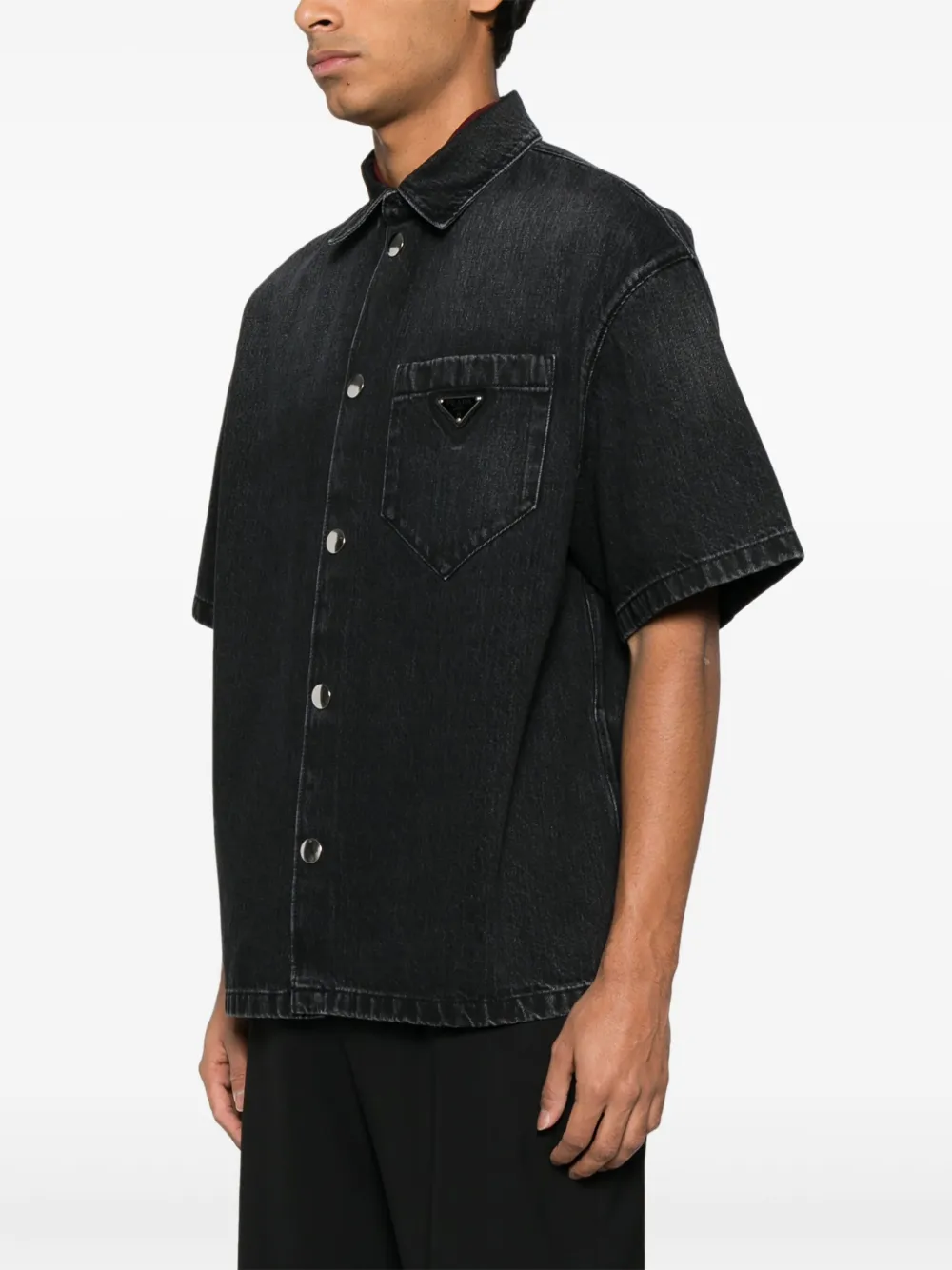 Prada Denim overhemd Zwart