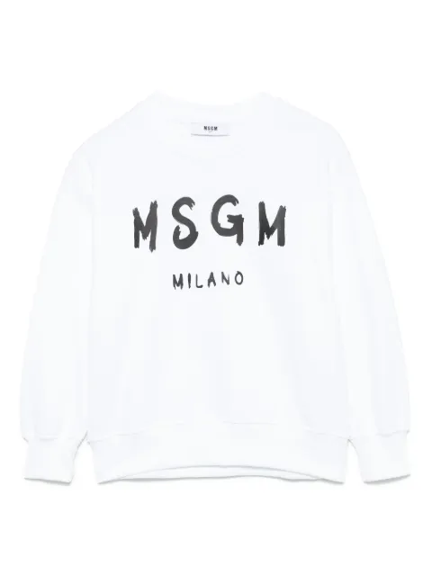 MSGM Kids sweat à logo imprimé