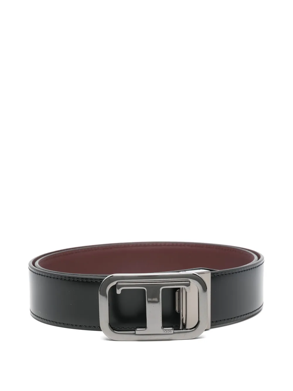 Tod's Riem met logogesp Zwart