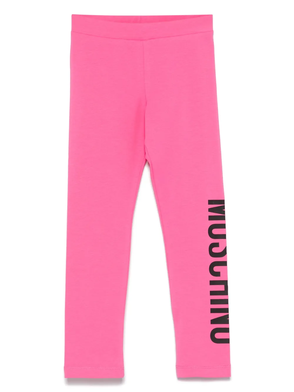 Moschino Kids Legging met logoprint Roze