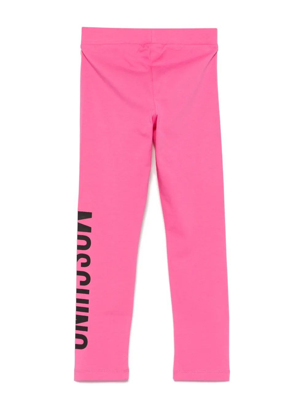 Moschino Kids Legging met logoprint - Roze