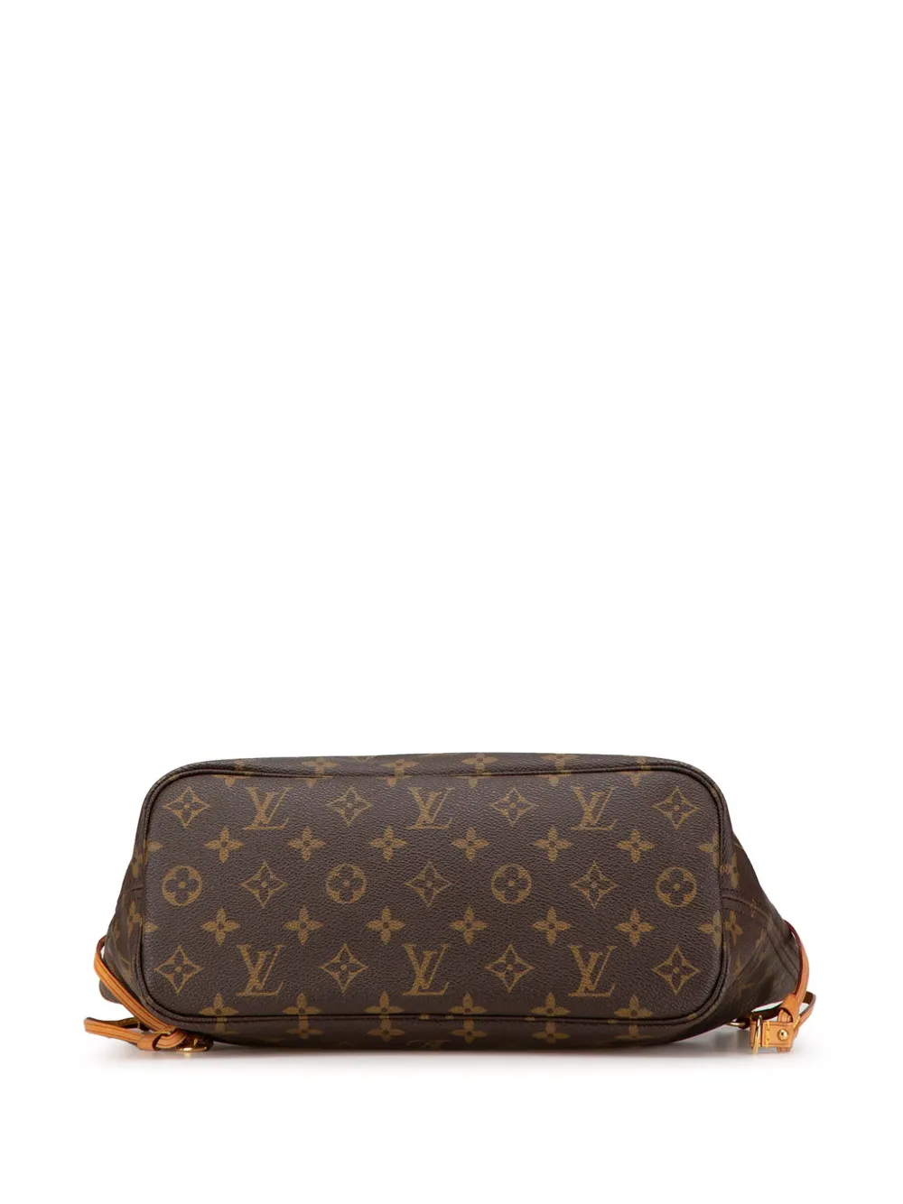 Pre-owned Louis Vuitton 2010 Monogram Neverfull Pm Tote Bag In Brown