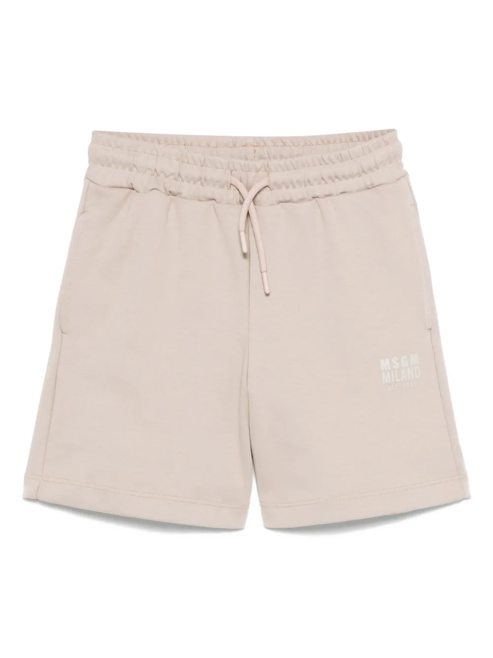 MSGM Kids logo-print shorts | Neutrals | Image 1