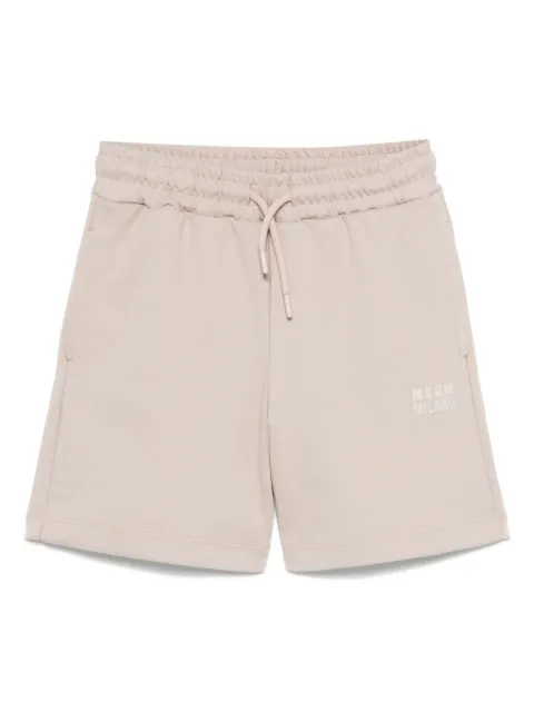 MSGM Kids logo-print shorts 