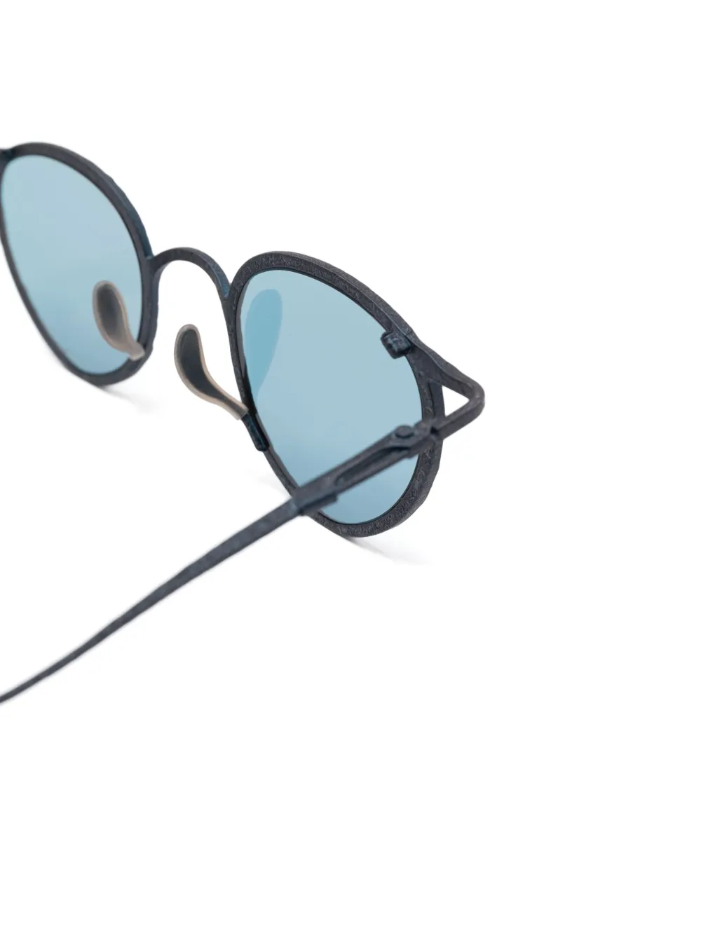 Ziggy Chen x Rigards zonnebril met rond montuur Zwart