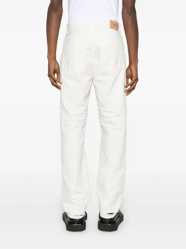 Balenciaga distressed-effect Jeans | White | FARFETCH