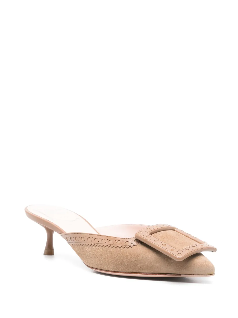 Roger Vivier mules en daim 45 mm | mules à talon | Image 2