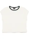 A.P.C. logo-embroidered T-shirt - Neutrals