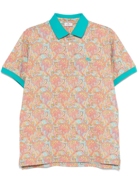 ETRO paisley polo shirt