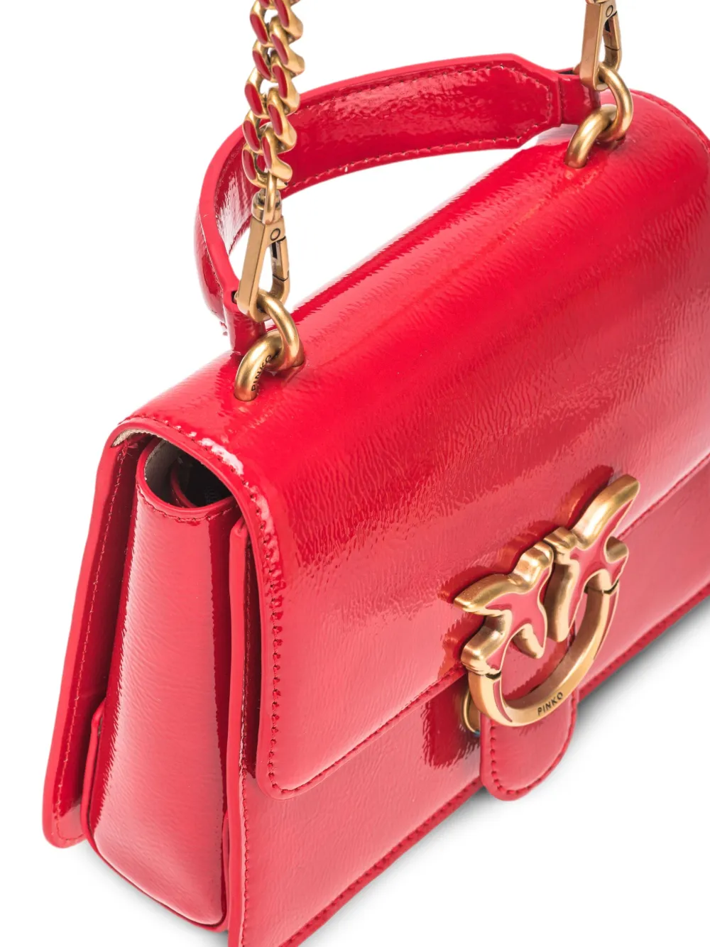 PINKO Love shopper Rood