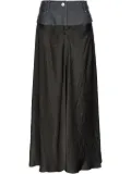 PINKO layered midi skirt - Black