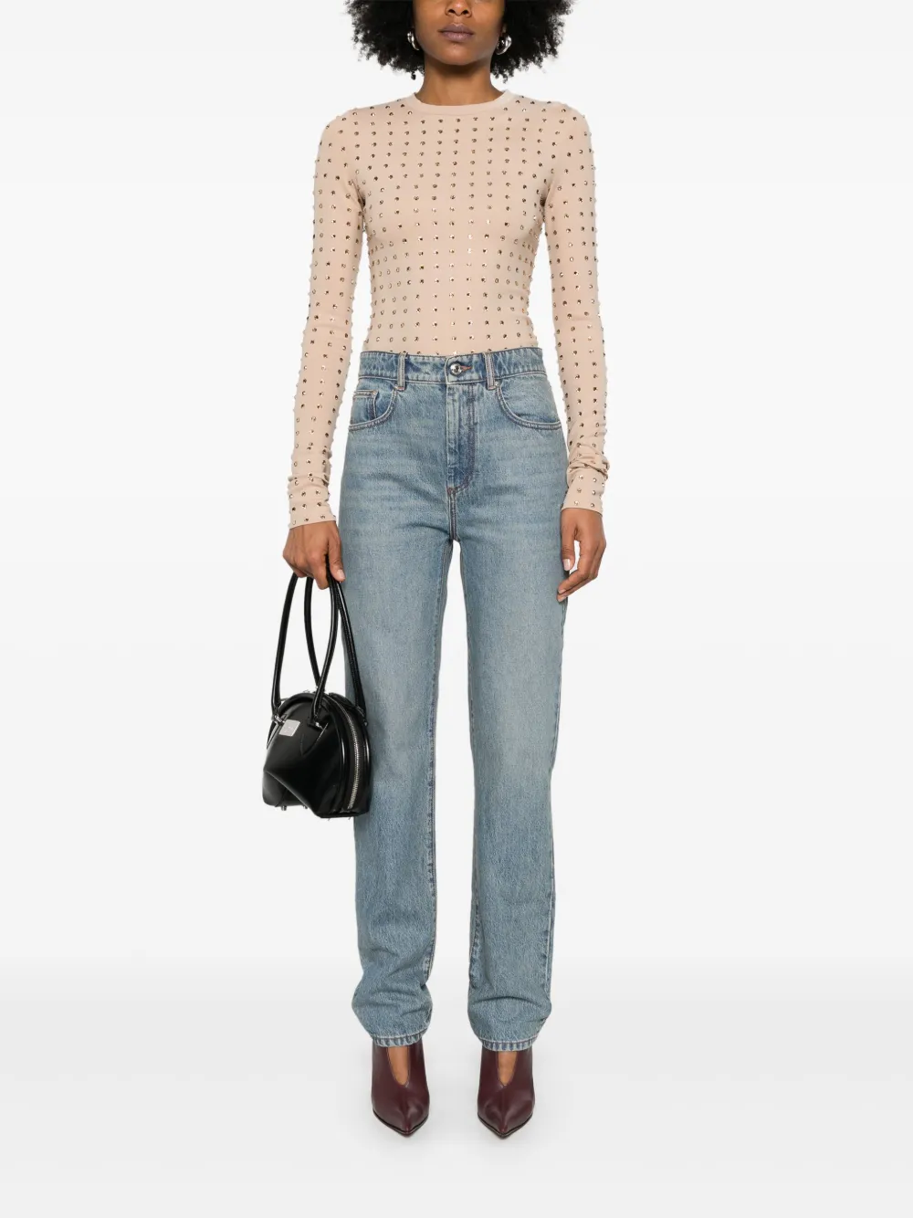 Sportmax Tasso jeans met toelopende pijpen - Blauw