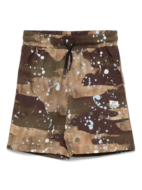 MSGM Kids poplin bermuda shorts