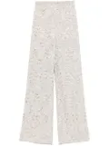 Missoni sequinned flared trousers - Neutrals