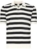 Eleventy striped polo shirt - White