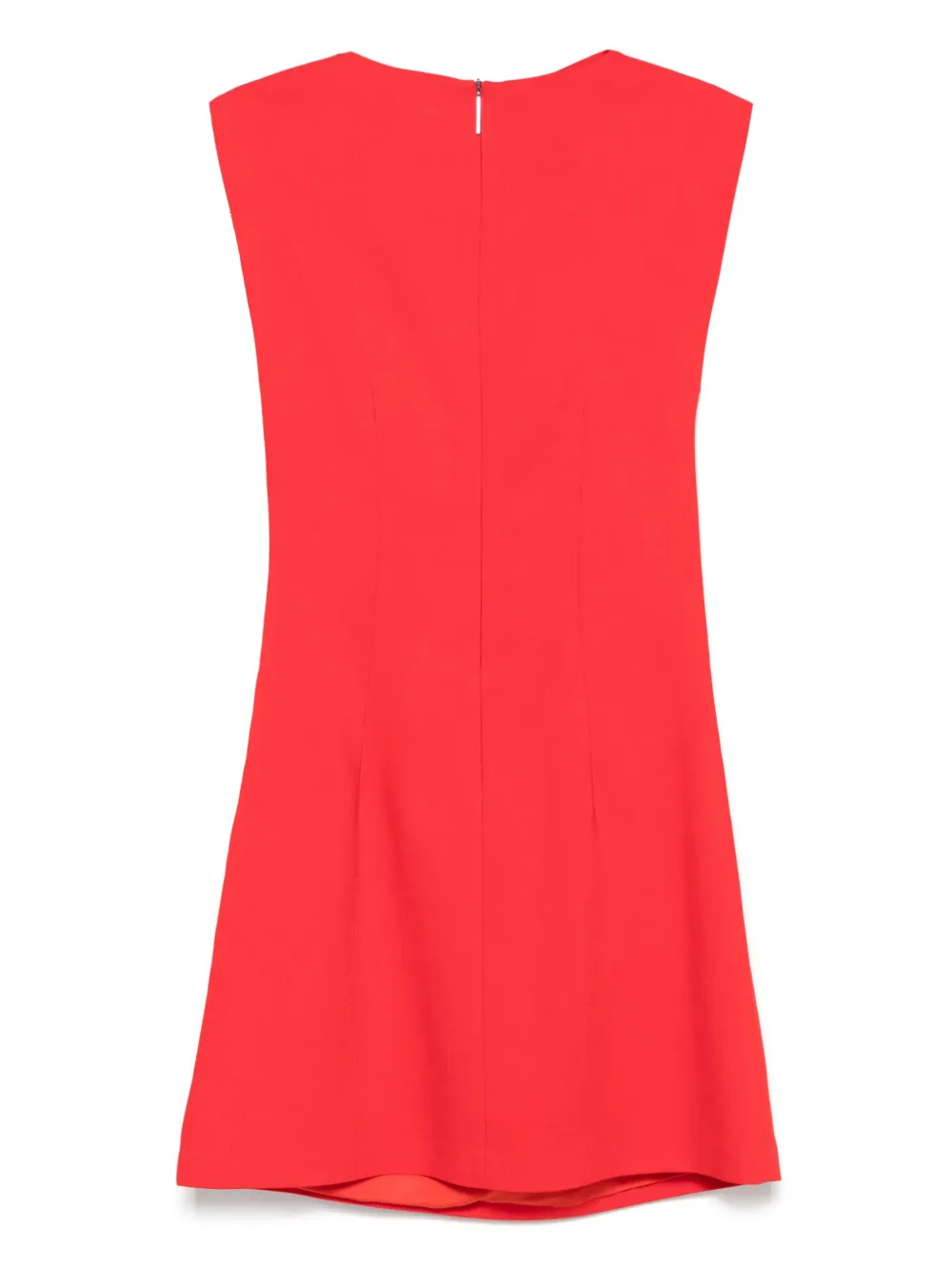 MSGM Mini-jurk met gedraaid detail - Rood