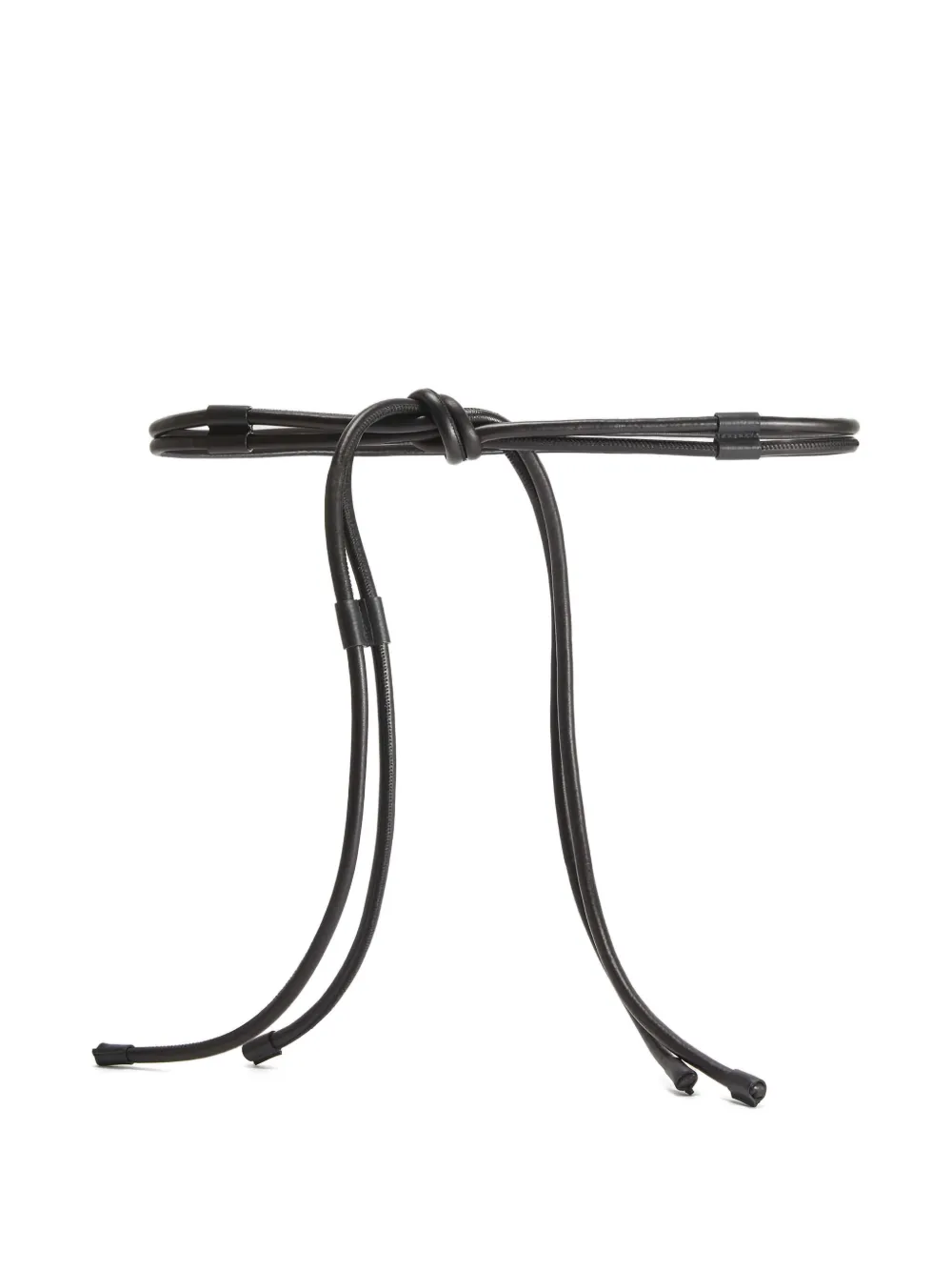 Max Mara knotted scout belt - Nero