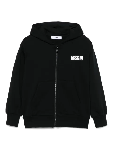 MSGM Kids zip-up hoodie