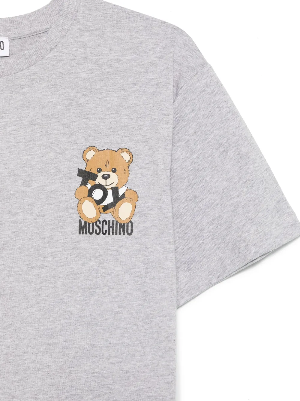 Moschino Kids T-shirt met print Grijs