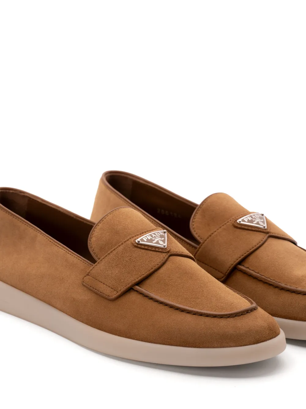 Prada Suède loafers Bruin