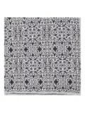 Eleventy floral-pattern scarf - Blue