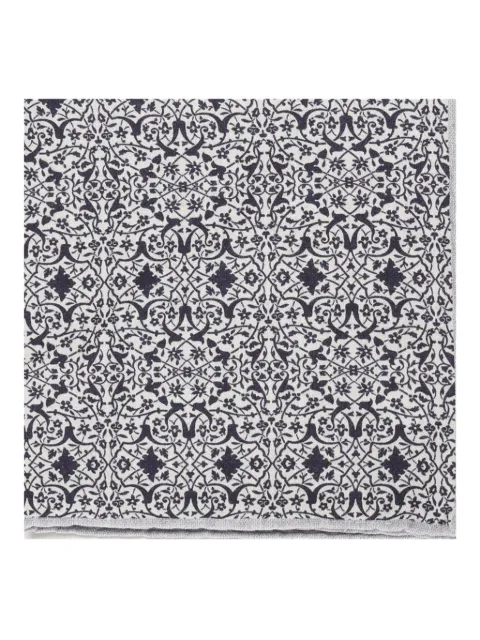 Eleventy floral-pattern scarf