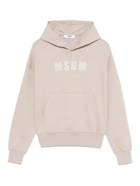 MSGM Kids logo-print hoodie 