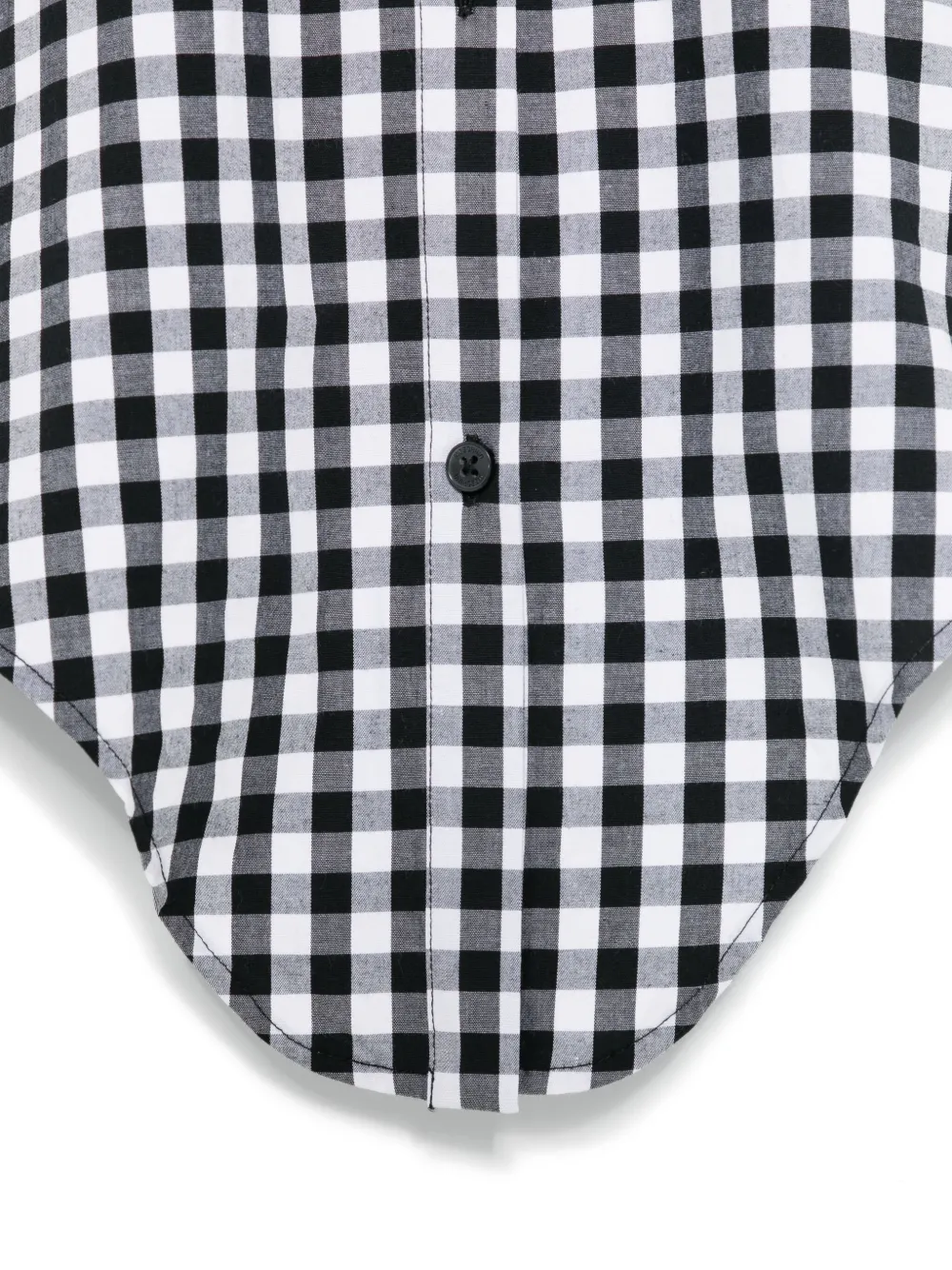 Moschino Kids Shirt met gingham ruit Zwart