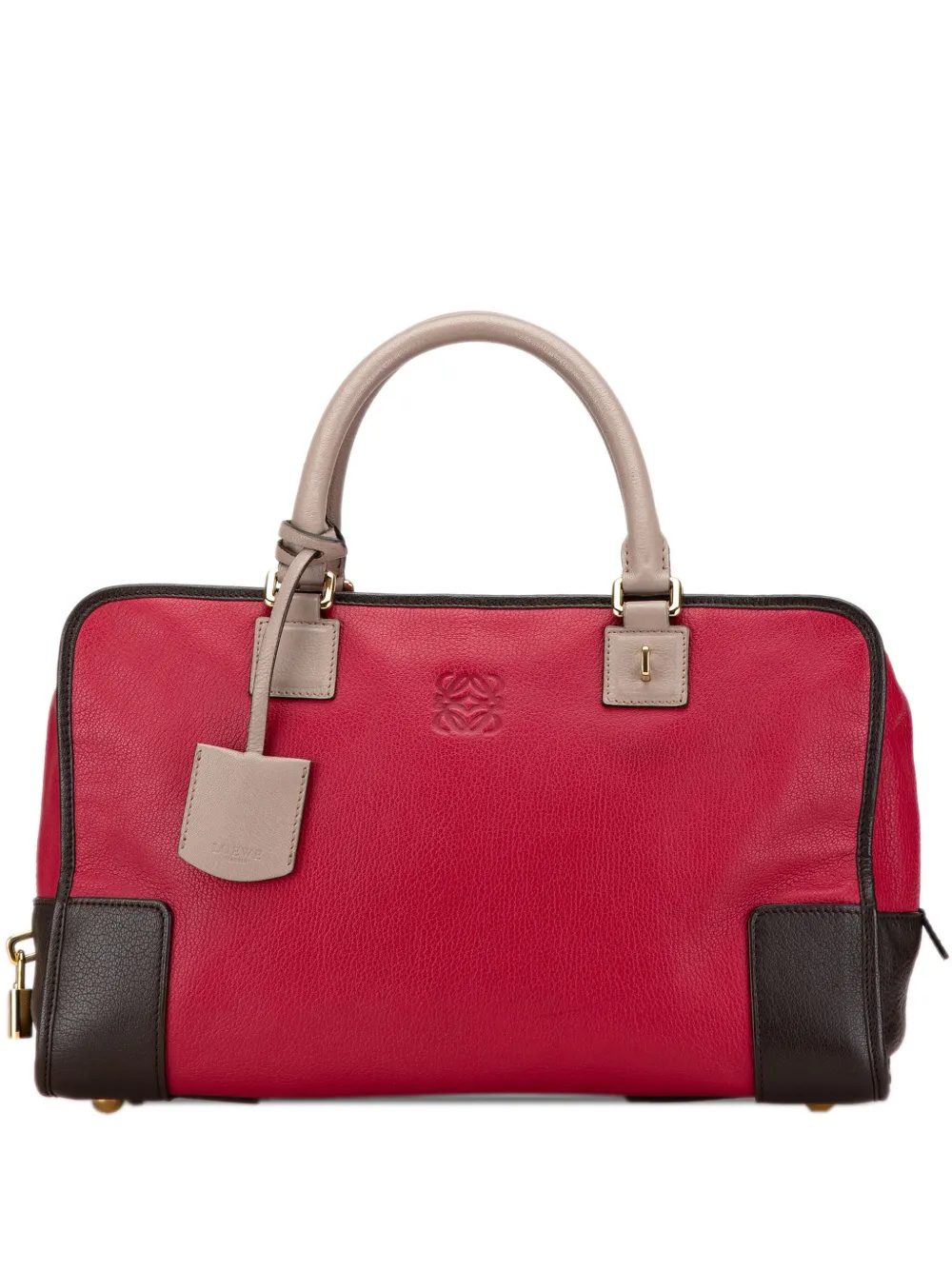 2012 Tricolor Leather Amazona 36 handbag