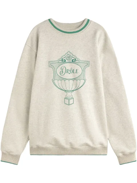 Drôle De Monsieur logo print sweatshirt 