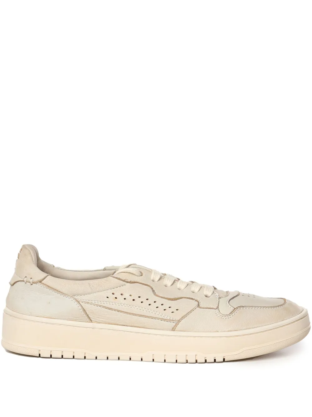 Eleventy leather sneakers Neutrals