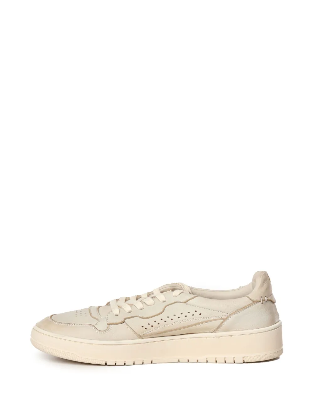 Eleventy leather sneakers Neutrals