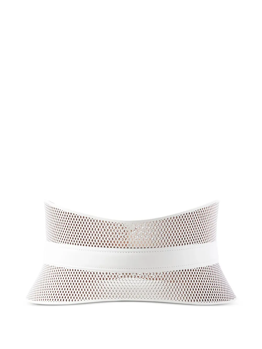 Alaïa perforated leather belt | White | Image 1