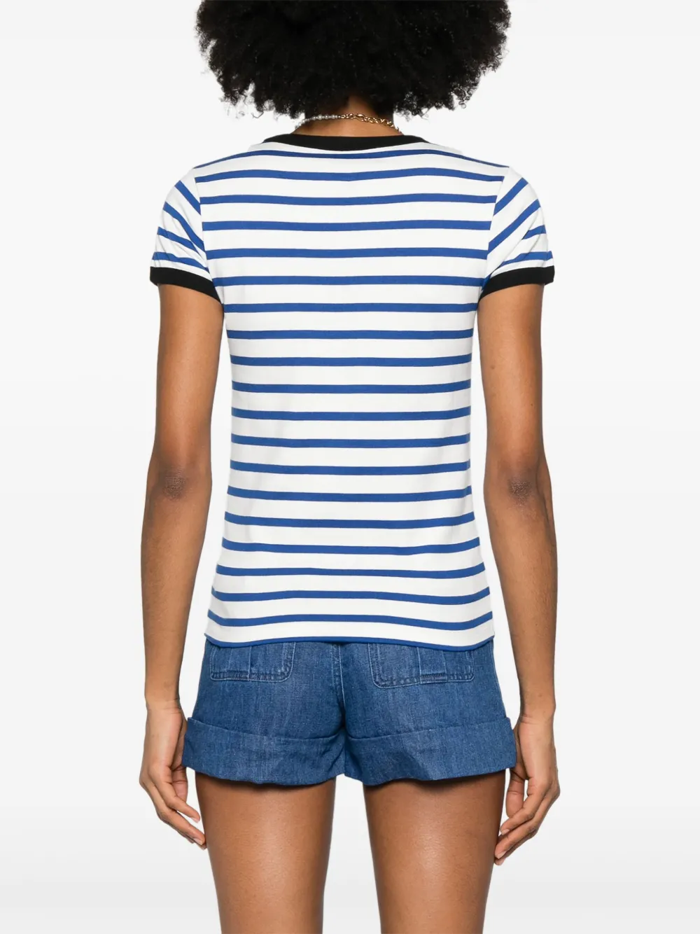 Valentino Garavani T-shirt met Chez-print Blauw