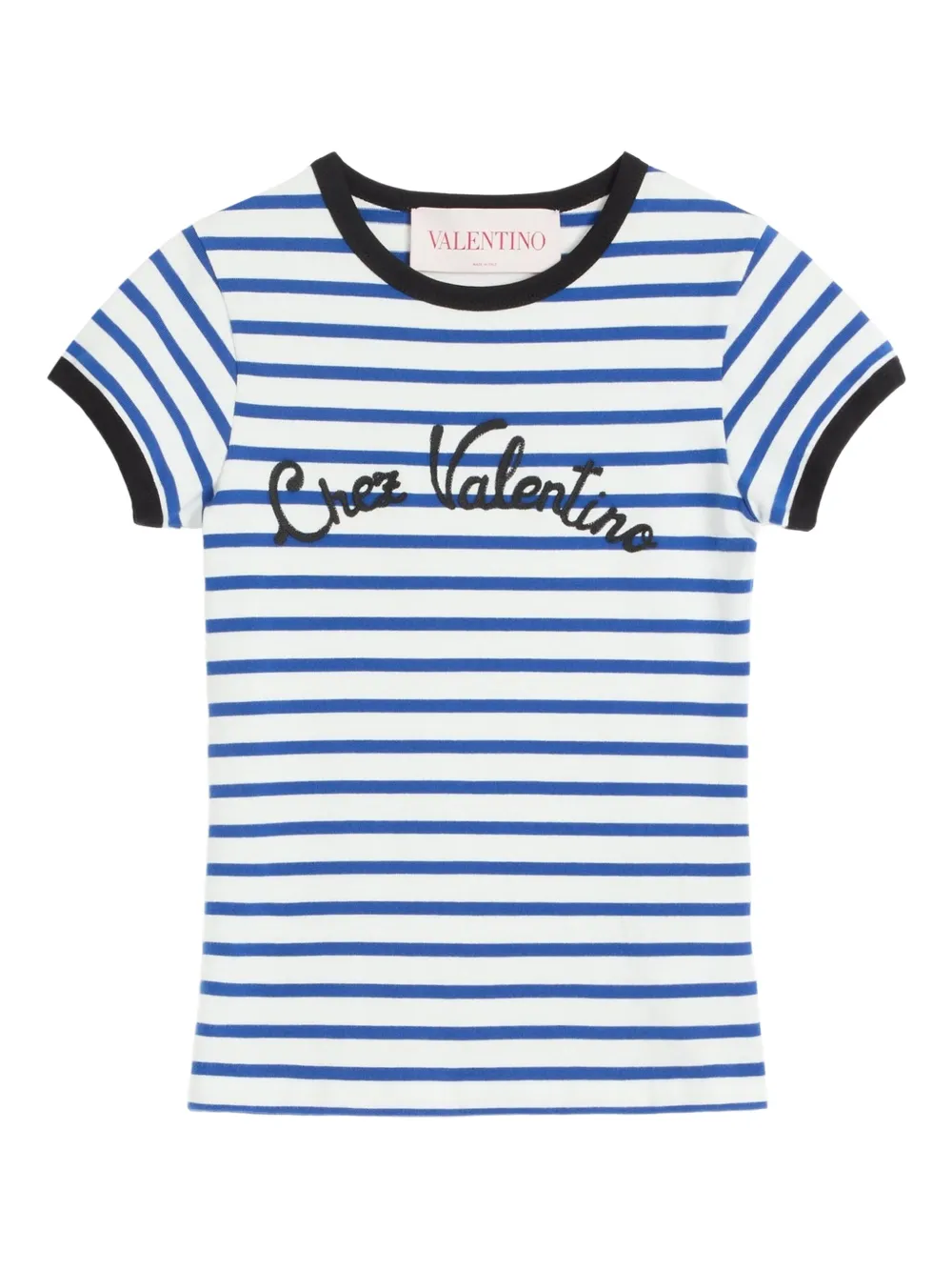 Valentino Garavani T-shirt a righe - Blu