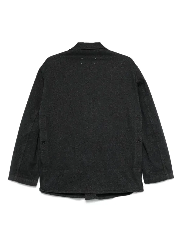 Maison Margiela Caban Jacket | Blue | FARFETCH