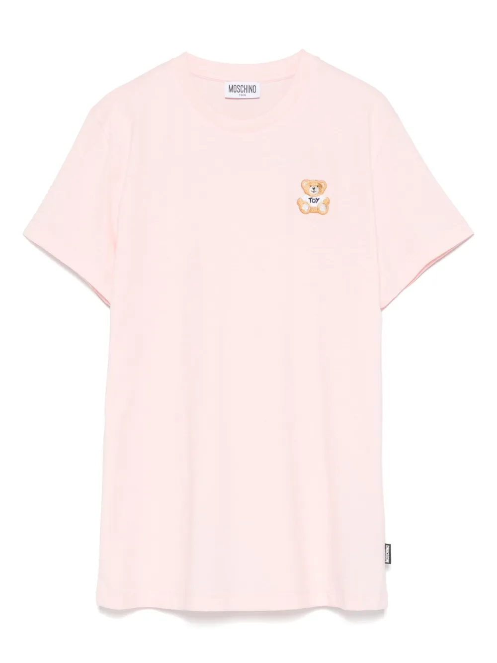 Moschino Kids T-shirt met Leo Teddy-patch Roze