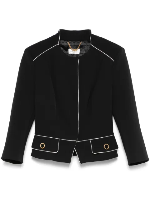 Elisabetta Franchi scarf-detailed jacket