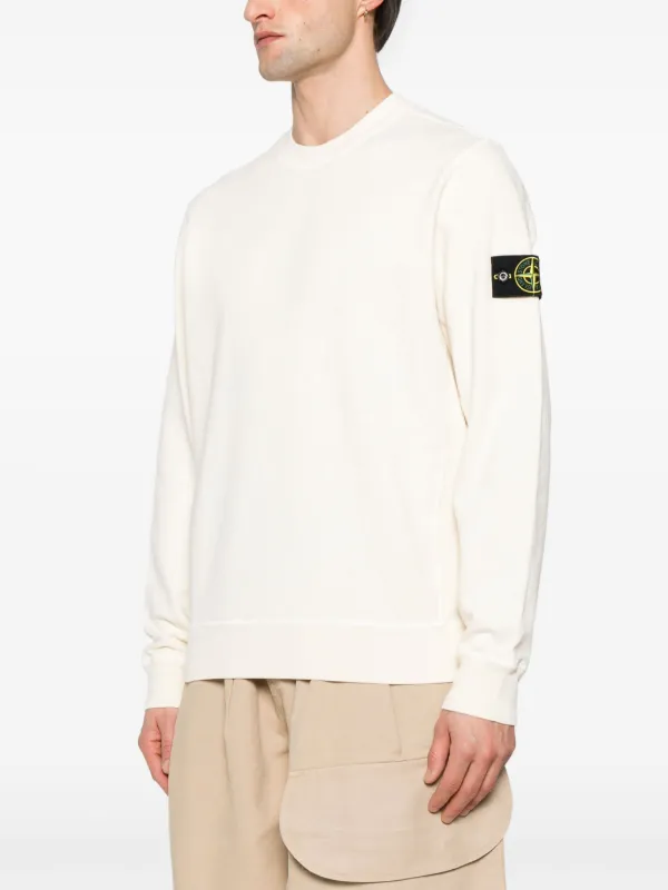 Stone Island コンパスバッジ スウェットシャツ | ホワイト
