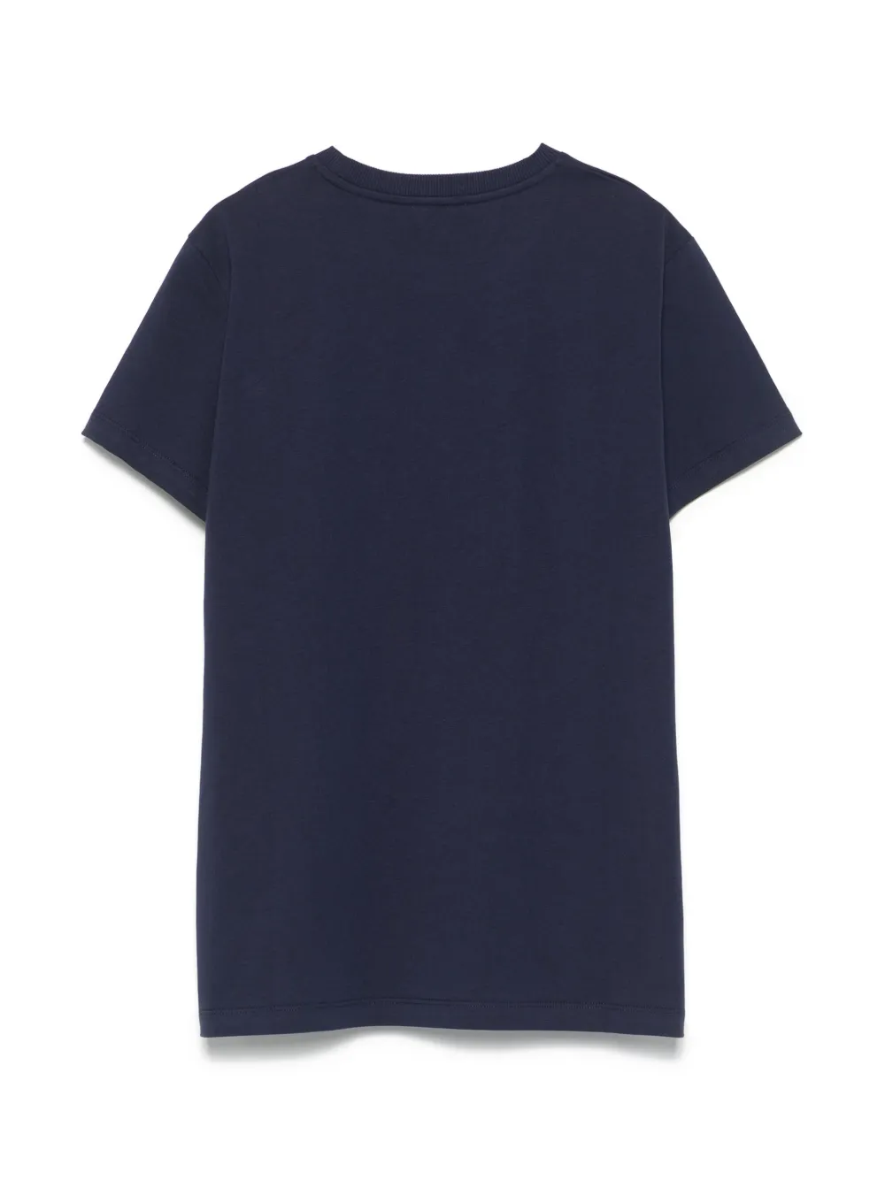 moschinokids Moschino Kids T-shirt met Leo Teddy-patch - Blauw