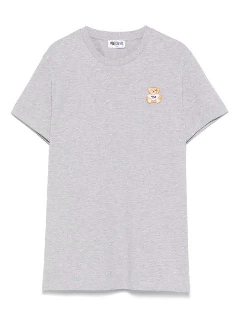Moschino Kids playera con parche Leo Teddy
