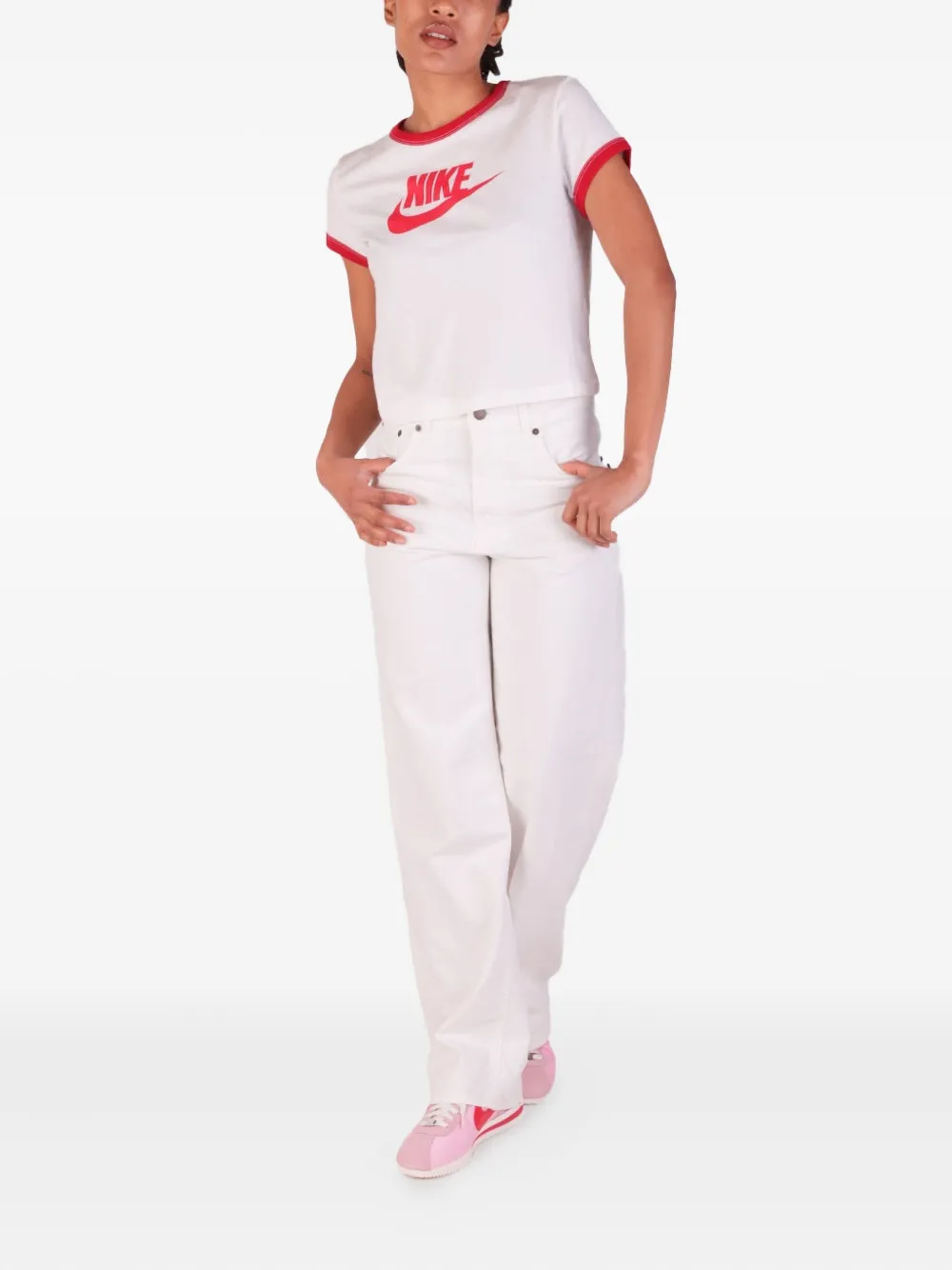 Haikure five-pockets jeans - Wit