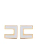 Elisabetta Franchi Micro enamelled earrings - Blue