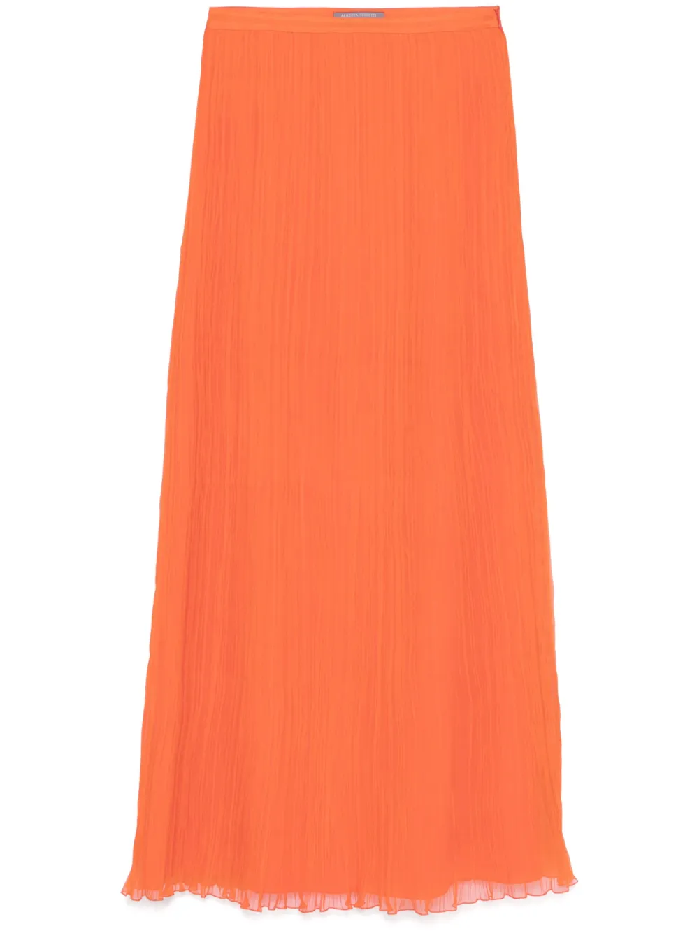 Alberta Ferretti Zijden midi-rok Oranje