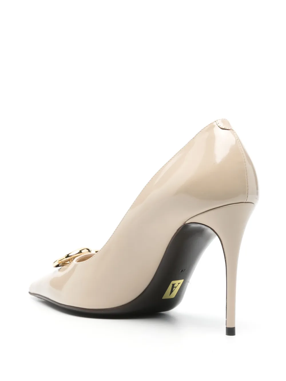 Dolce & Gabbana 90mm leather pumps Neutrals